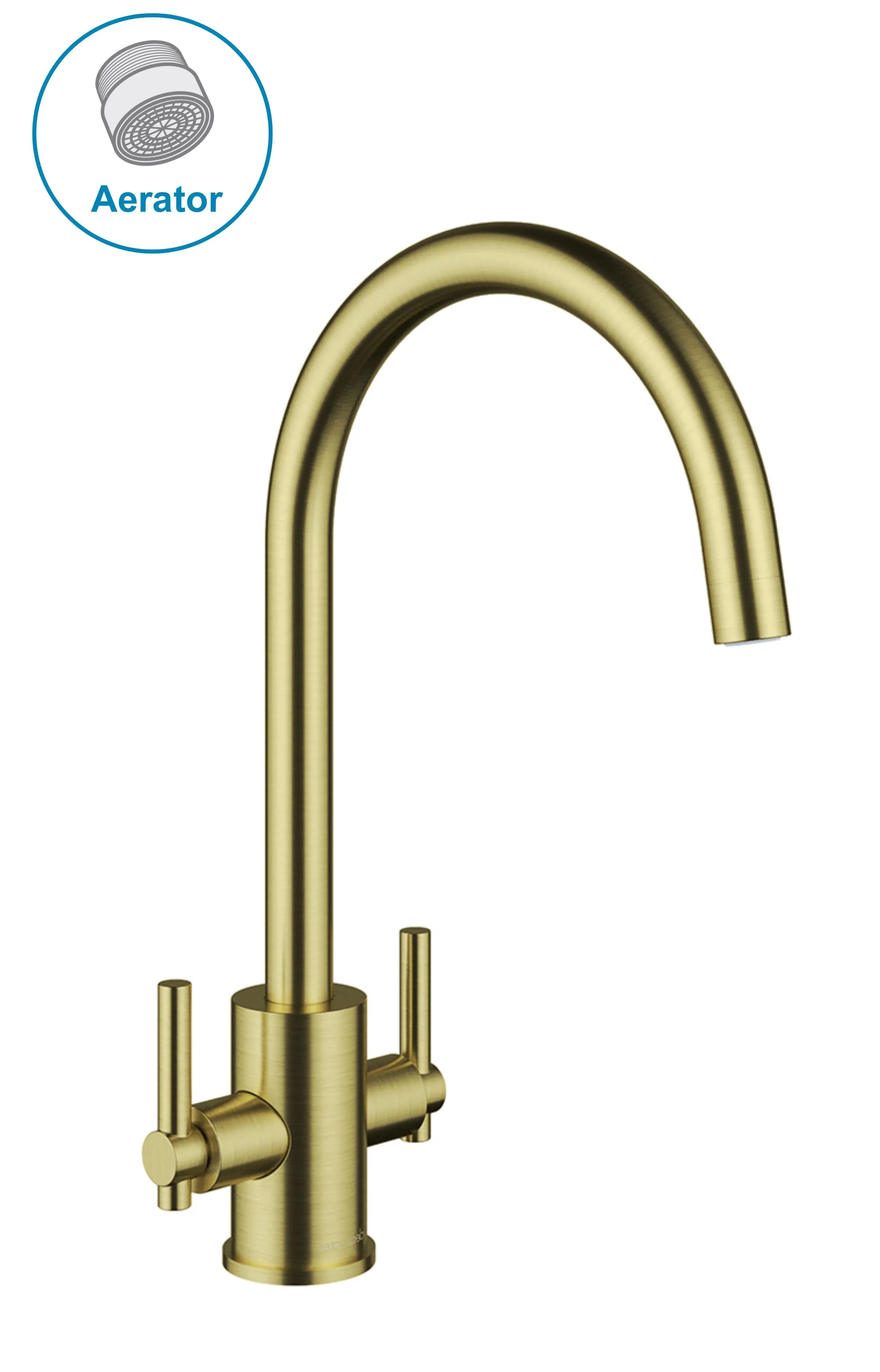 rococo brass tap